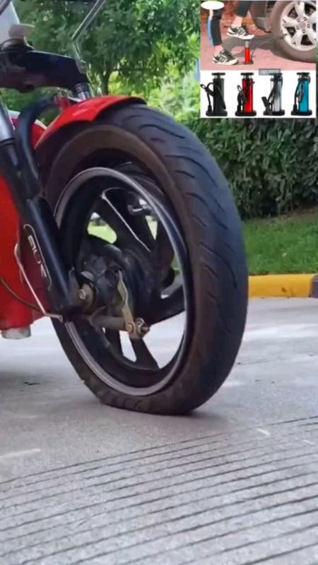 Foot Air Pump! Heavy Duty Single Cylinder w/Gauge - Inflate Car/Motorcycle/Ball in 70s#MasMuraSaShopee #trending