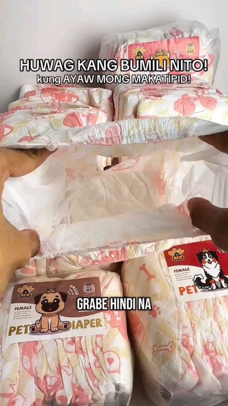 12pcs dog diaper pet disposable  diapers#petdiapers #dogdiapers#sale #MasMuraSaShopee #buynow #shopeesale