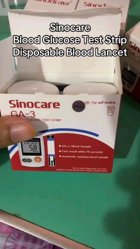 Sinocare Blood Glucose Test Strips | Blood Sugar Test Strips & Lancets #MasMuraSaShopee #ShopeePHPaydaySale #budolfinds #shopeefind #foryou #fyp