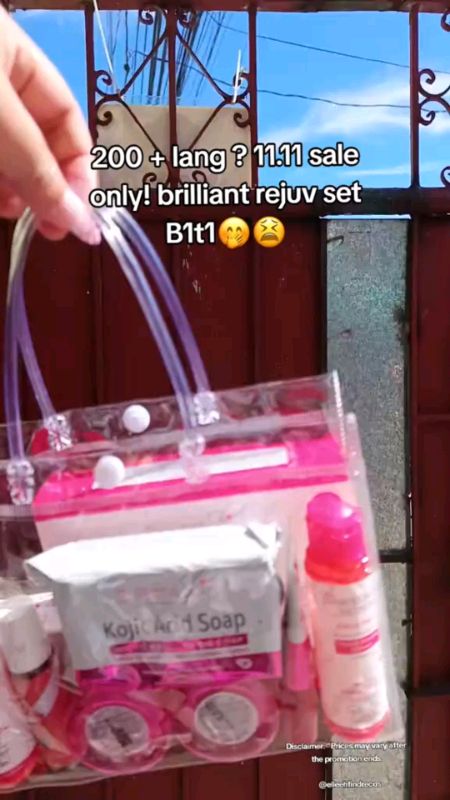 Brilliant Skin Rejuvenating Set Original Hydroquinone Facial Skin Care Whitening Moisturer Rejuv SET#freecoinsinshop