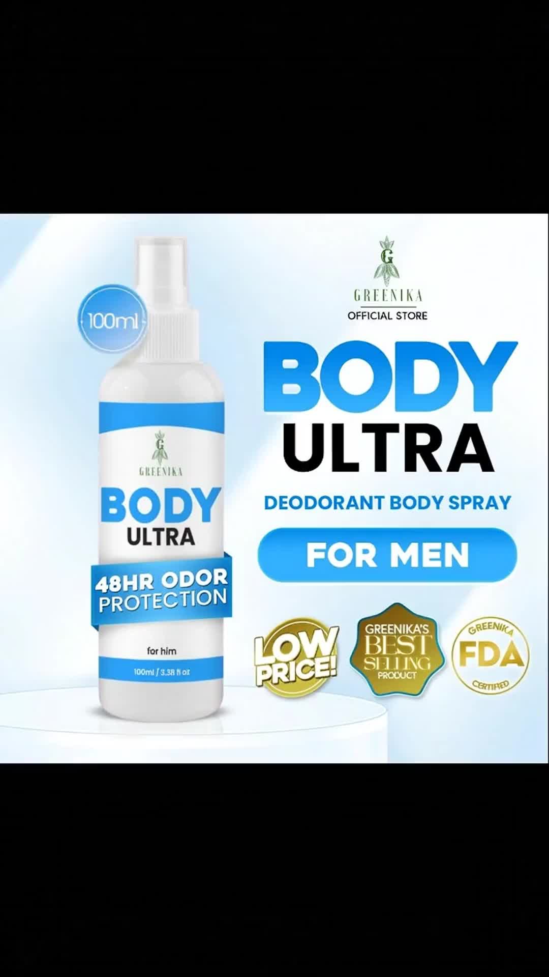 Greenika Ultra For Men Ddorant Ddorant Perfume