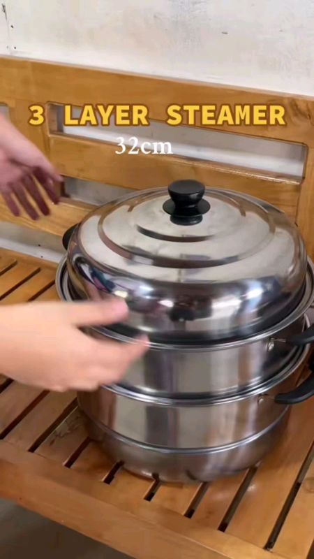 #3layeredsteamer #masmurasashopee #freecoinsinshopeevideo