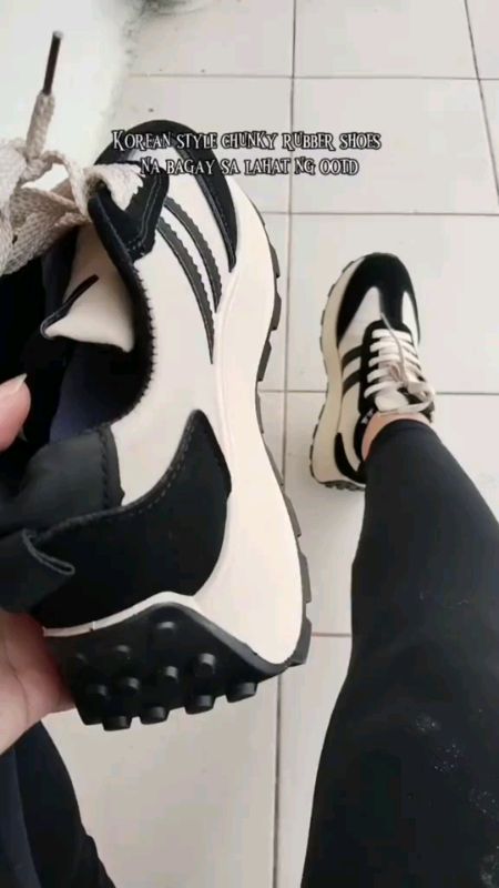 Korean style new sneakers for women 2025 student running sports thick-soled casual shoes✨#womensshoes #MasMuraSaShopee #FreeCoinsInShopeeVideo #fyp