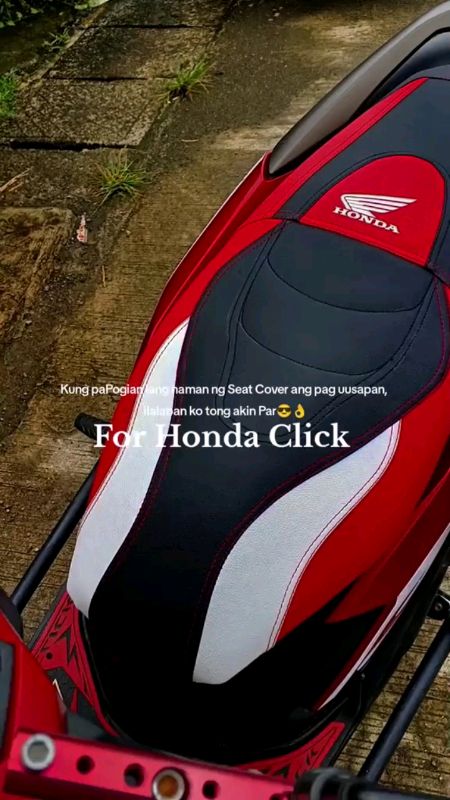 Kung paPogian lang naman ng Seat Cover ang pag uusapan, ilalaban ko tong akin Par??#fyp #hondaclick #seatcover