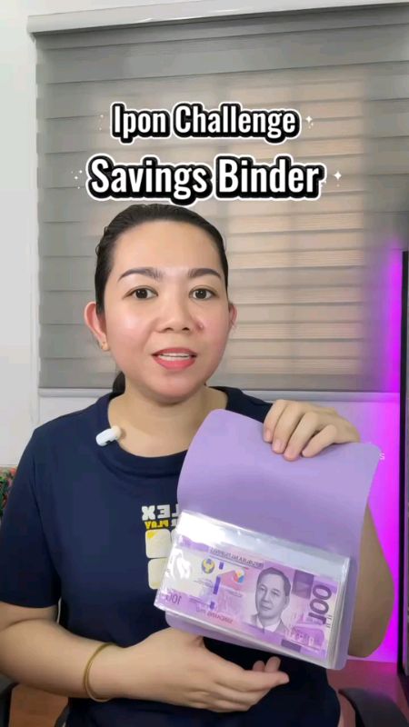 Savings binder #iponchallenge #savingsbinder
