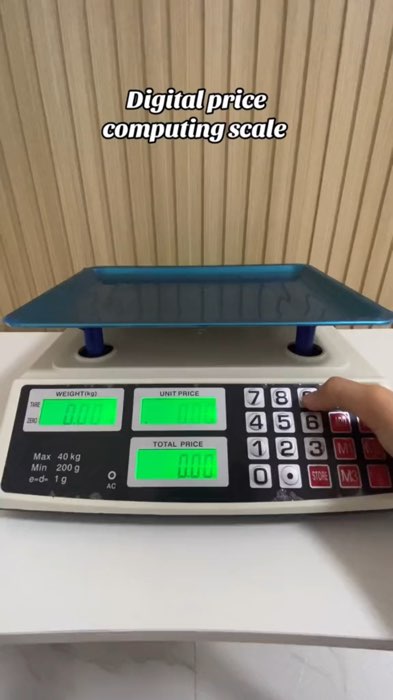 Rechargeable Digital price computing scale✨#timbangan #digitalcomputingscale #timbangandigital #viral #trending #fyp #foryou #MasMuraSaShopee #shopee