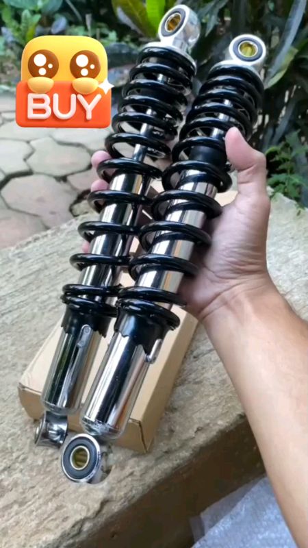2PCS Motorcycle Rear Shock 310mm Wave 100/110i/125 Xrm 110/125 Tmx 125 Smash Raider Shogun RS #FreeCoinsInShopeeVideo #MasMuraSaShopee #shopeePHPayday