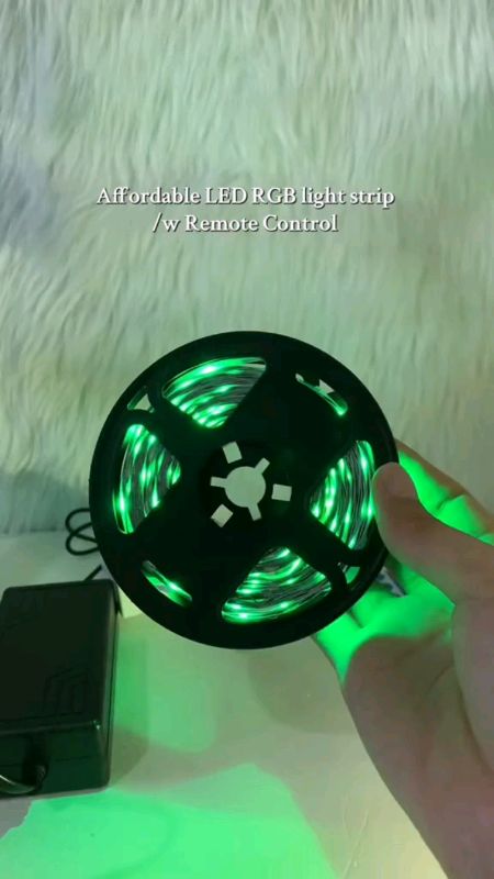 RGB LED Strip Lights Remote Controlled Color Changing Tape Room Ambiance Lighting #MasMuraSaShopee #foryourpage #checkout #addtocart #viral #budol