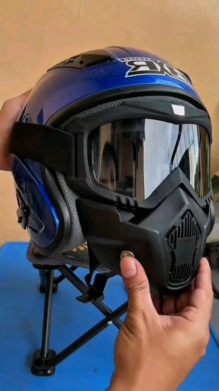 Motorcycle Goggles Mask Windproof Sun protection Removable Half Face #FreeCoinsInShopeeVideo #MasMuraSaShopee #viral #gogglesmask #trending