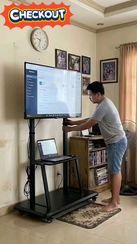 Movable Television Stand adjustable#Fyp #Viral #Trending #CheckoutNow #buynow