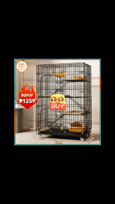 【COD】Cat Cage Pet Cage Cat House Indoor Vil...