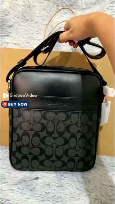 Men's Fashion Leather Diagonal Bag#MasMuraSaShopee #freecoinslnshopeevidio