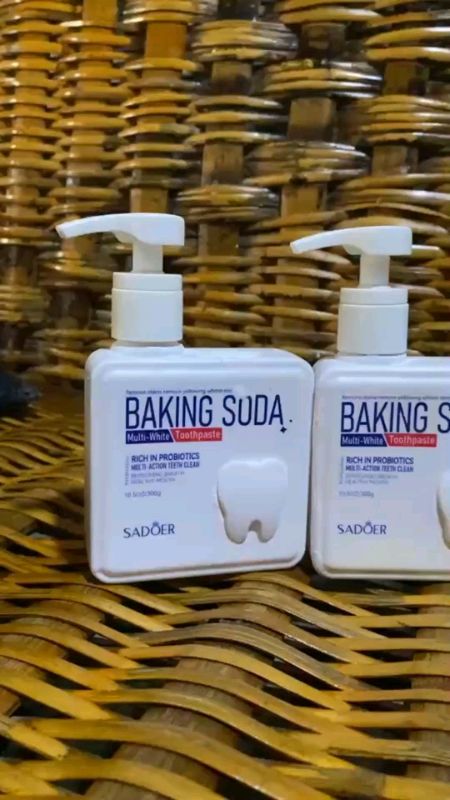Sadoer #BakingSoda#Toothpaste