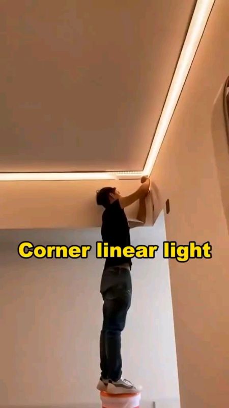 5M Corner Strip Lamp Led Channel Diffuser Ceiling Profile Light Wall Washing Lighting Linear Light