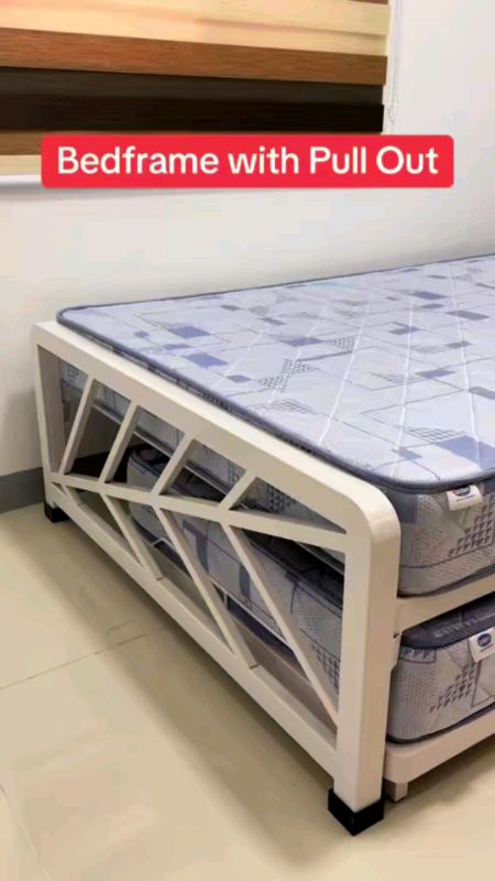 Pull Out Bed #singlepulloutbed #pulloutbed #singlebed #bed #bedframe #kama #bedframewithpullout #metalbedframe #metalframe #metalbed #foryou #trending