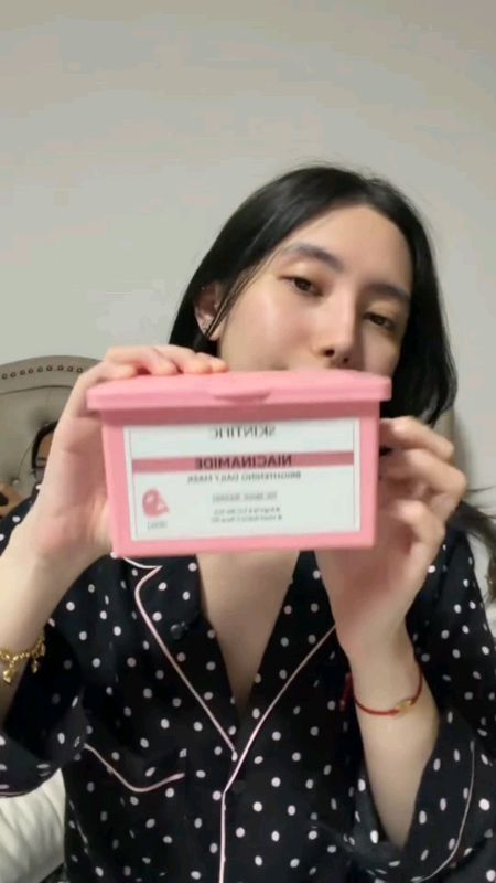Brightening mask with niacinamide😍✅. #skintificfacemask #niacinamidefacemask #brighteningfacemask
