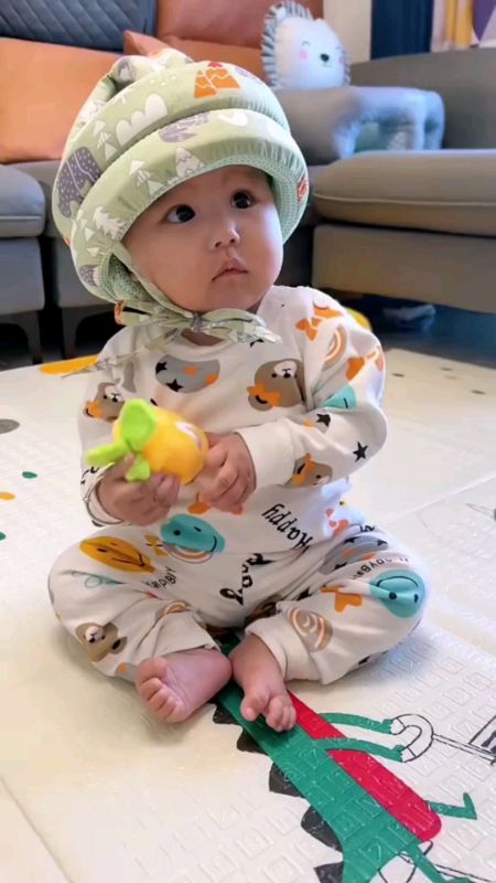 Baby Pro Baby Soft Cotton Anti Fall Head Protection Walking Hat
