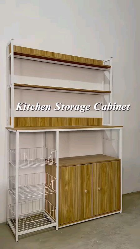 Check out AM Kitchen Cabinet Organizer Storage Rack Microwave Oven Minimalist Multipurpose #trending #shoppee #fyp#viral