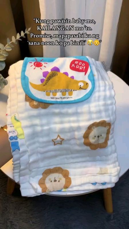 4 Layer Cotton back towel #Backtowel #cotton #towelforkids #musthave #MasMuraSaShopee