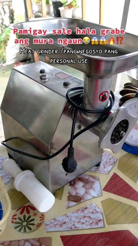 Kingkong Commercial meat grinder 1 HP electric heavy duty stainless steel Minc...#kingkongCommercialmeatgrinder1HPelectricheavydutystainlesssteelMinc.