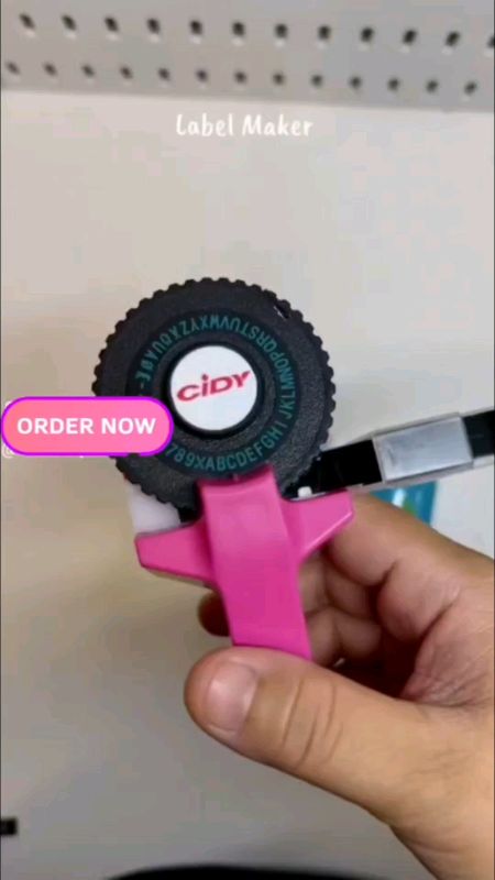 CIDY Label Maker Manual With FREE 2 Refills (9mm x 3m) Manual Typewriter Tape Embossing 3D Label#embossinglabel #murasashopee