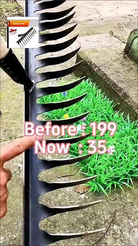 #12 #teeth #diamond #Carbon #steel #Rake #Head for #Garden #loose #soil #Dry #grass #leaves #Outdoor #Tool #trending #tool #fashion #diy