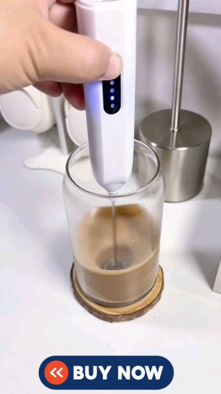RECHARGEABLE HANDHELD MINI MIXER FOR COFFEE, MILK, ETC. #MasMuraSaShopee