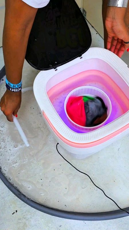 Portable Washing Machine Folding Washing Machine With Dryer and UV light Best for Underware, Baby Clothes. #MasMuraSaShopee #ShopeePHpaydaySale