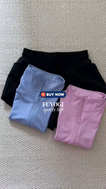 sikimo yoga top women's short sleeve #zipper #sports #gym #wear #top #for #exercise #sports #Wear #for #women