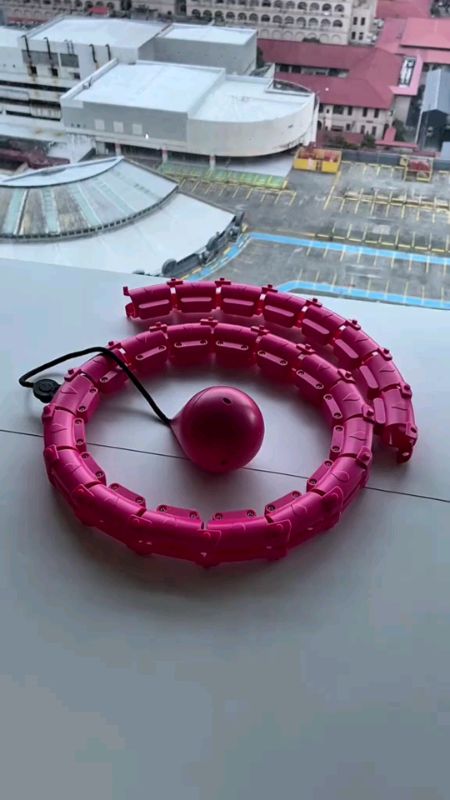 Smart Hula Hoop Fitness Weight Loss Massage Hoola Hoops Detachable 360° Non Dropping.Shopee now!#hulahoopfitness #trending #massagehulahoop