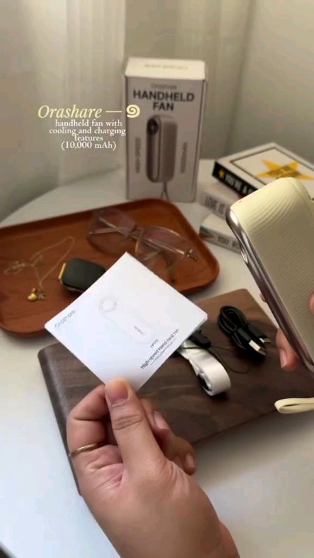 New Release Orashare!!😍 #MasMuraSaShopee #handheldfanwithpowerbank
