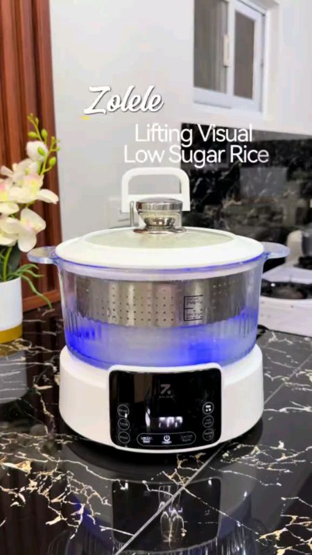3Cf ZOLELE Rc301l Lifting Visual Low Sugar Rice Cooker Multifunctional Nonstick Pan With Blue Lig#FreeCoinsInShopeeVideo #ShopeePHPaydaySale #trend