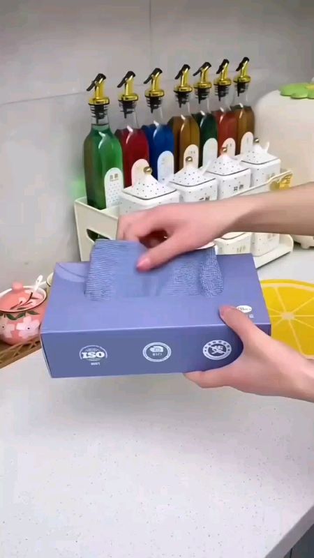 20PCS Kitchen Microfiber towel Box Super Absorbent Clenaning Dish Clot...#quality #kitchen #Microfiber #affordable #shopee #orangebasket #Buynow