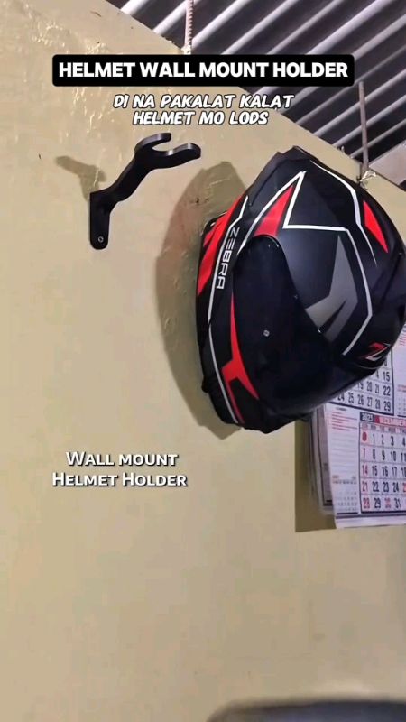 5PCS Motorcycle Helmet Hook Racks Wall Mount Shelf Storage Holder Helmet #fyp#motorcycle#helmet#hook#holder#storage#wall#mount#FreeCoinsInShopeeVideo