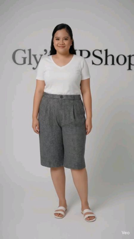over size casual tokong shorts, plus size tokong shorts stripe #plussize #tokong