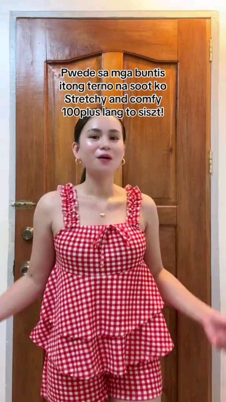 Ruffle Top with Shorts Terno Coords Crepe Fabric SMALL to LARGE Casual Sexy Korean Summer#HugotSaShopee #MasMuraSaShopee #foryourpage #foryou #fyp #fy