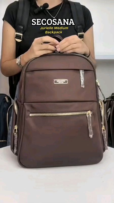 Secosana medium Backpack nylone material new arrival #secosanabackpack #mediumbackpack #unisexbackpack #nylonbackpack #backpack #MasMuraSaShopee