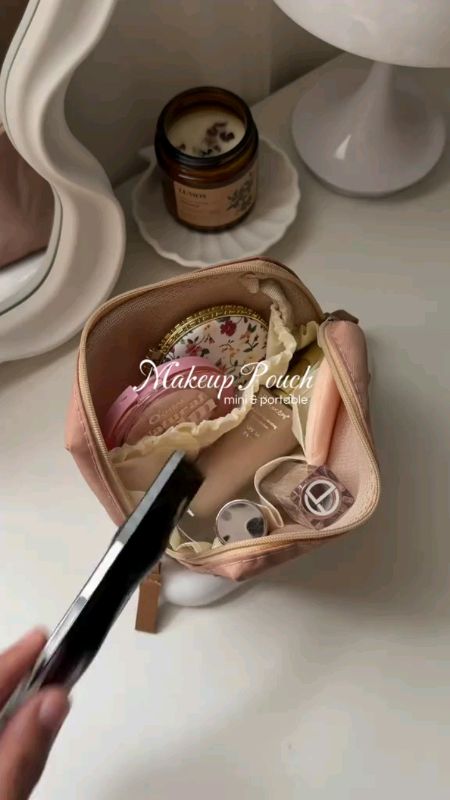 #cosmeticpouch #makeupouch #makeuporganizer