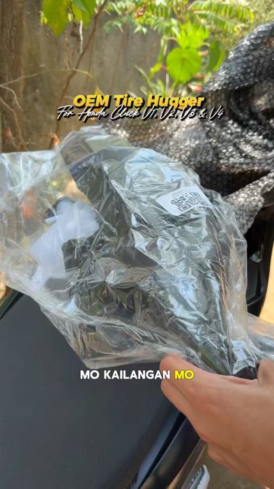 Pogi naman pala talaga nitong New Version na Tire Hugger para sa mga click natin e #tirehugger #hondaclicktirehugger #fender #rearfender #fenderextens