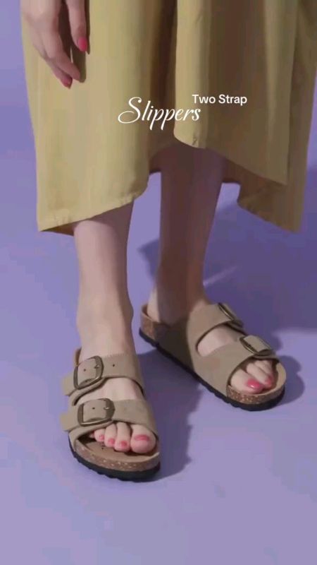 NC 2025 New  Korea Plush Surface Flat Sandals For Women  Non-Slip High-End Slippers Lightweight and breathable #WT390
