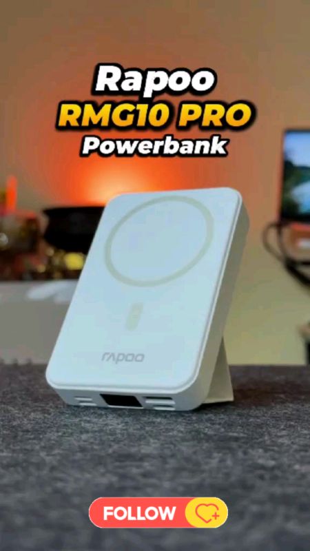 RAPOO RMG10 MAGNETIC POWERBANK #heavyduty #bestbuy #affordable #lowestprice