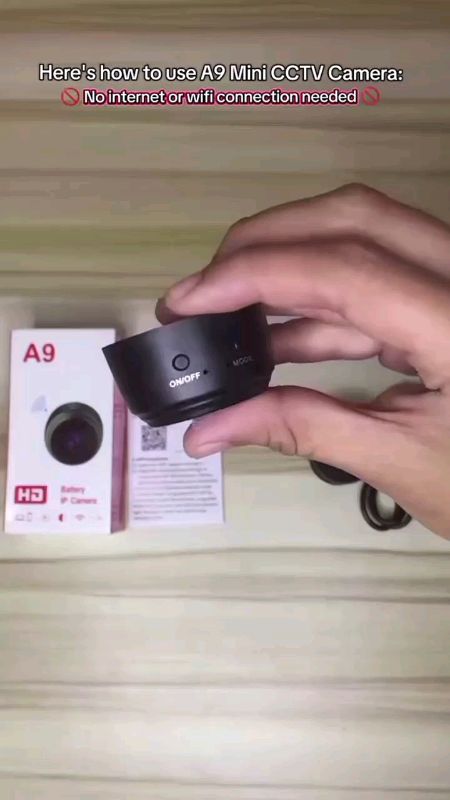 #A9 #cctv #camera #wifi #connect to #cellphone 1080P no need internet no need wifi with 360°panoramic #trending #tool #fashion #diy