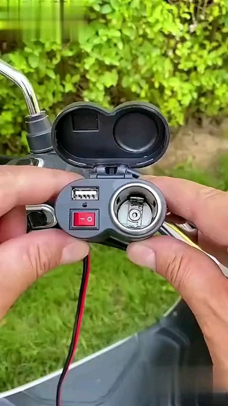 #Universal #motorcycle #Cellphone #usbCharger Pd3.0 Qualcomm Fast Charge Qc3.0 Digital #Voltmeter With #Switch Sae #waterproof #Type C #trending #tool