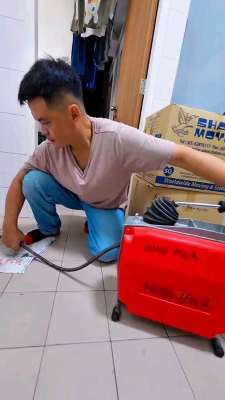 Check out GQ-150 Household Electric drainage Pipe declogger 2200V/2500W dredging snake Sewer Declogging tools#shopee#trend#viral#video#sale#budol#fyp