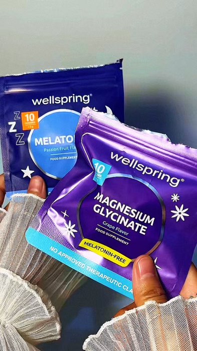 ✨ Better sleep is here! Wellspring Magnesium + Melatonin helps you relax and fall asleep fast #Wellspring #Magnesium #eshoppingmonayan #qwertyyy_2024