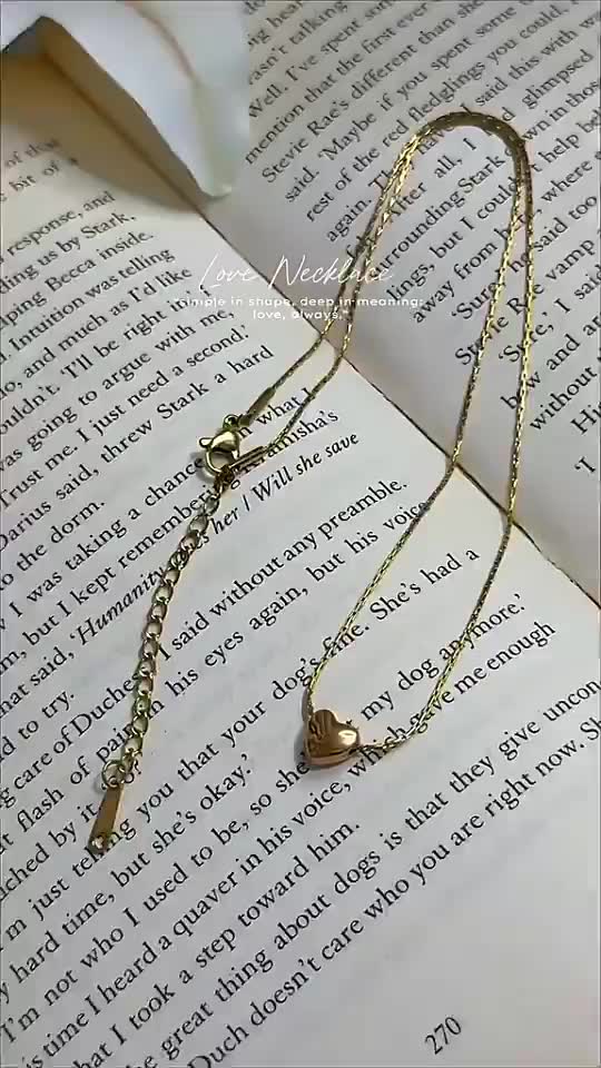 Minimalist Love Heart Necklace
