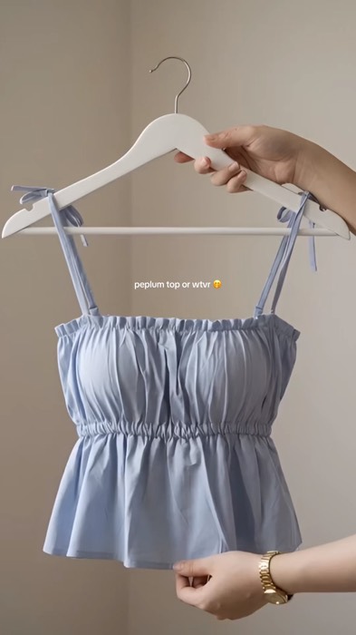 Peplum Top #cleangirltop #cleangirloutfit #sleevelesstop #peplumtop #MasMuraSaShopee #FreeCoinsInShopeeVideo