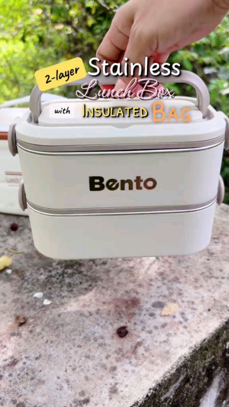 Multi-Layer Bento Lunch Box Stainless Original ✅💯🎀😍💖 #FreeCoinsInShopeeVideo #MasMuraSaShopee #HugotSaShopee #ShopeePHPaydaySale