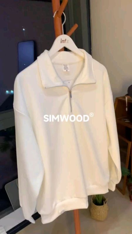 Korean Style Half Zip Sweater Fashion High Quality Polo Neck Top Casual Versatile Long Sleeve COD#freeshopeevideocoins #MasMuraSaShopee #HugotSaShopee