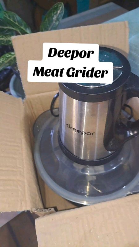 Ito talaga ang ayaw koeh! Lumagpas sa expectations ko yung binili ko! 🥰#meatgrinder #deepor #Kitchen #products #foodprocessor